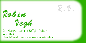 robin vegh business card